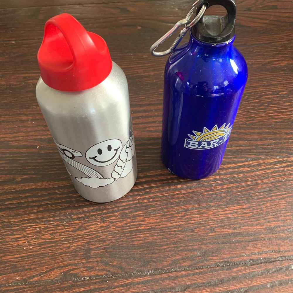 Slimsation By Multiples Kids Water Bottles - Red and Blue